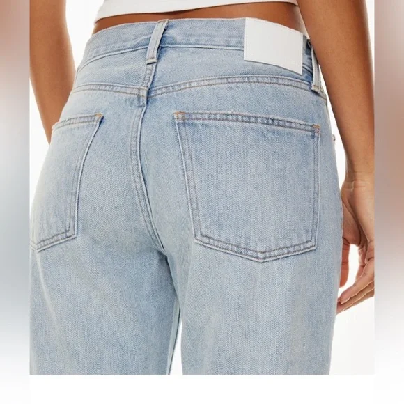 DENIM FORUM THE 90S DANNY HI-RISE BAGGY JEANS SIZE 25 - Picture 10 of 10